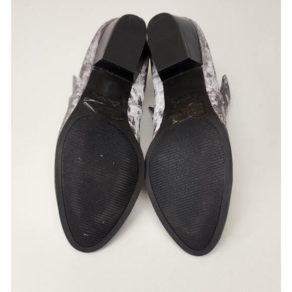 Qupid Women's Velvet Mauve Booties Size US 6 - Picture 6 of 9